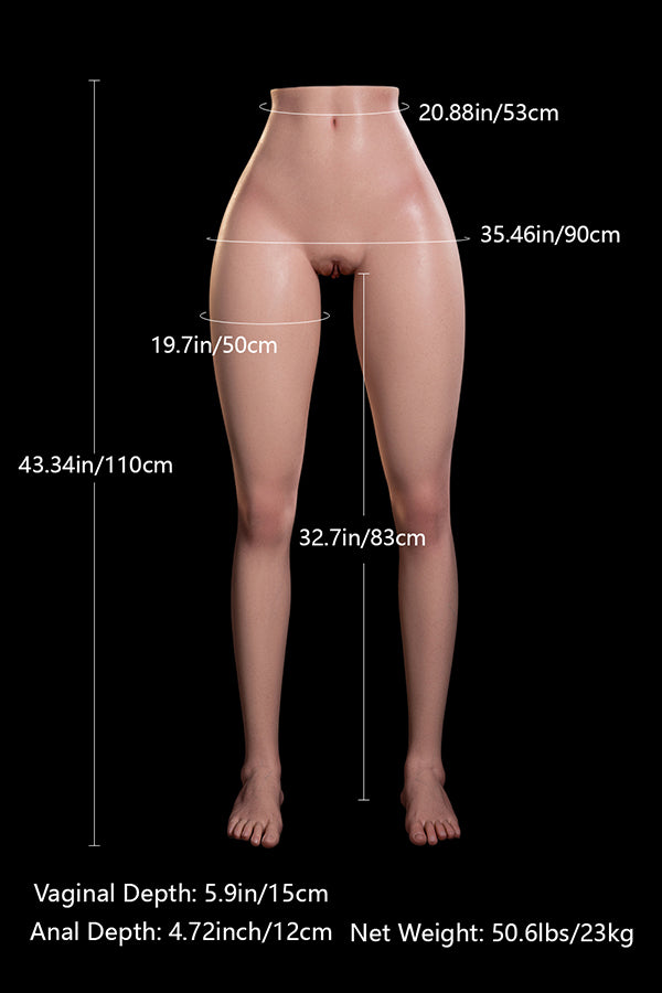 Yeloly Lila Leg Sex Doll Size