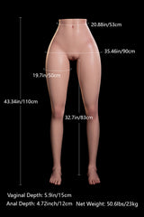 Yeloly Lila Leg Sex Doll Size