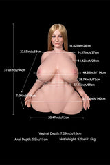 half torso sex doll size