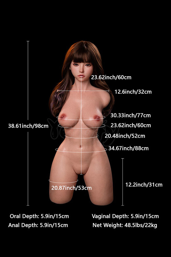 silicone love doll size