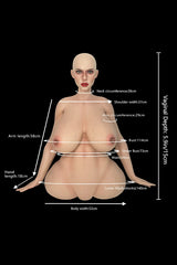 half torso sex doll size