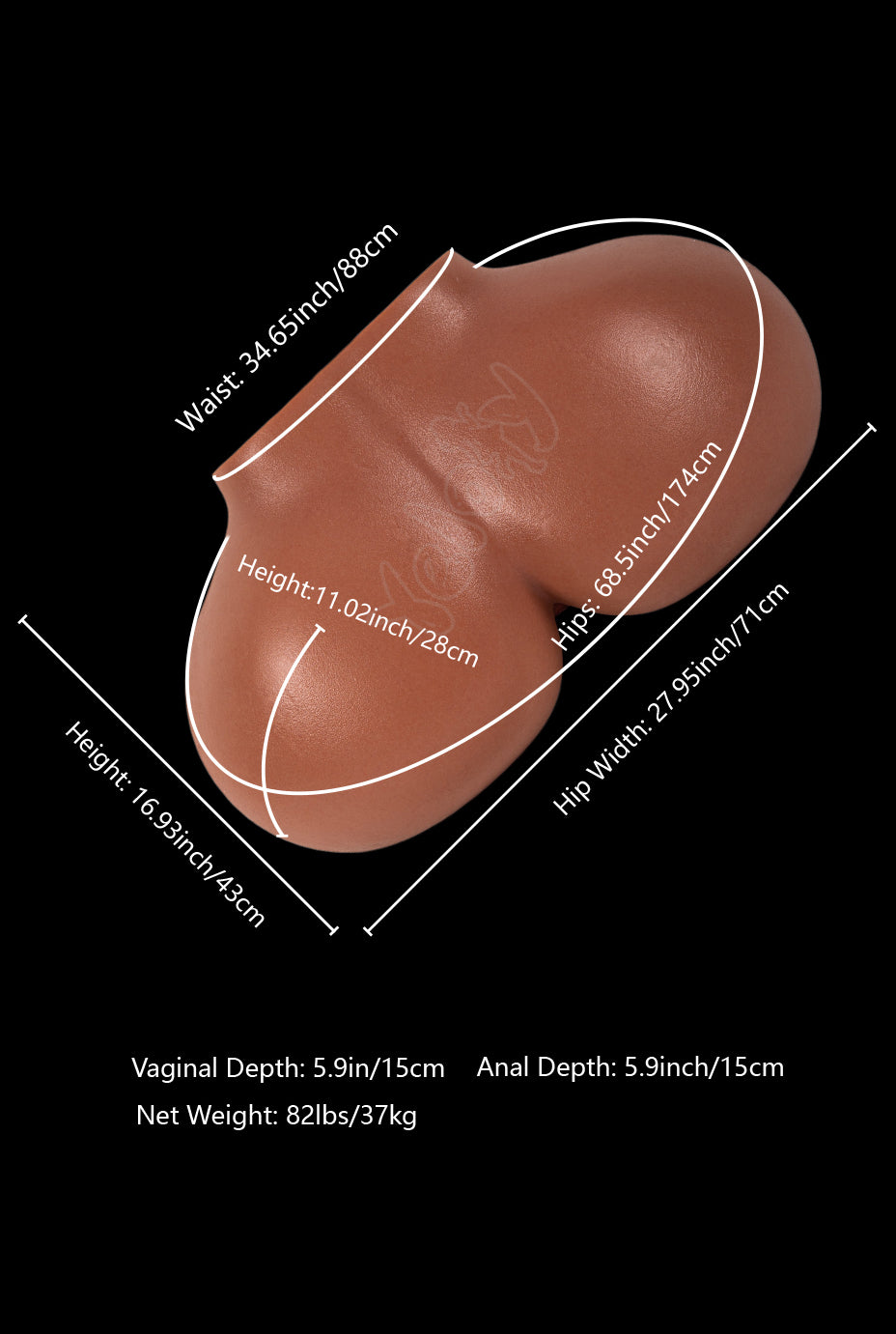 most lifelike sex doll size
