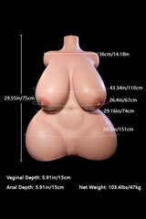 big butt sex doll torso