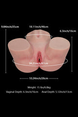 silicone butt size