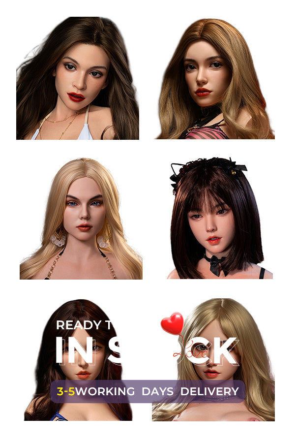 Silicone Sex Doll Head In Stock