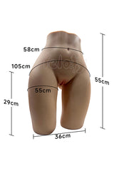 real sex doll torso size