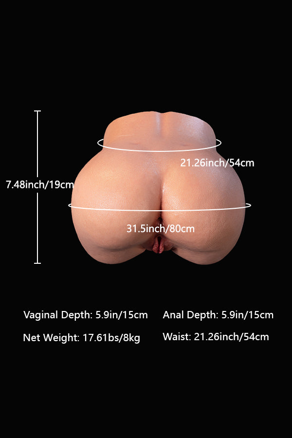 yeloly silicone butt size